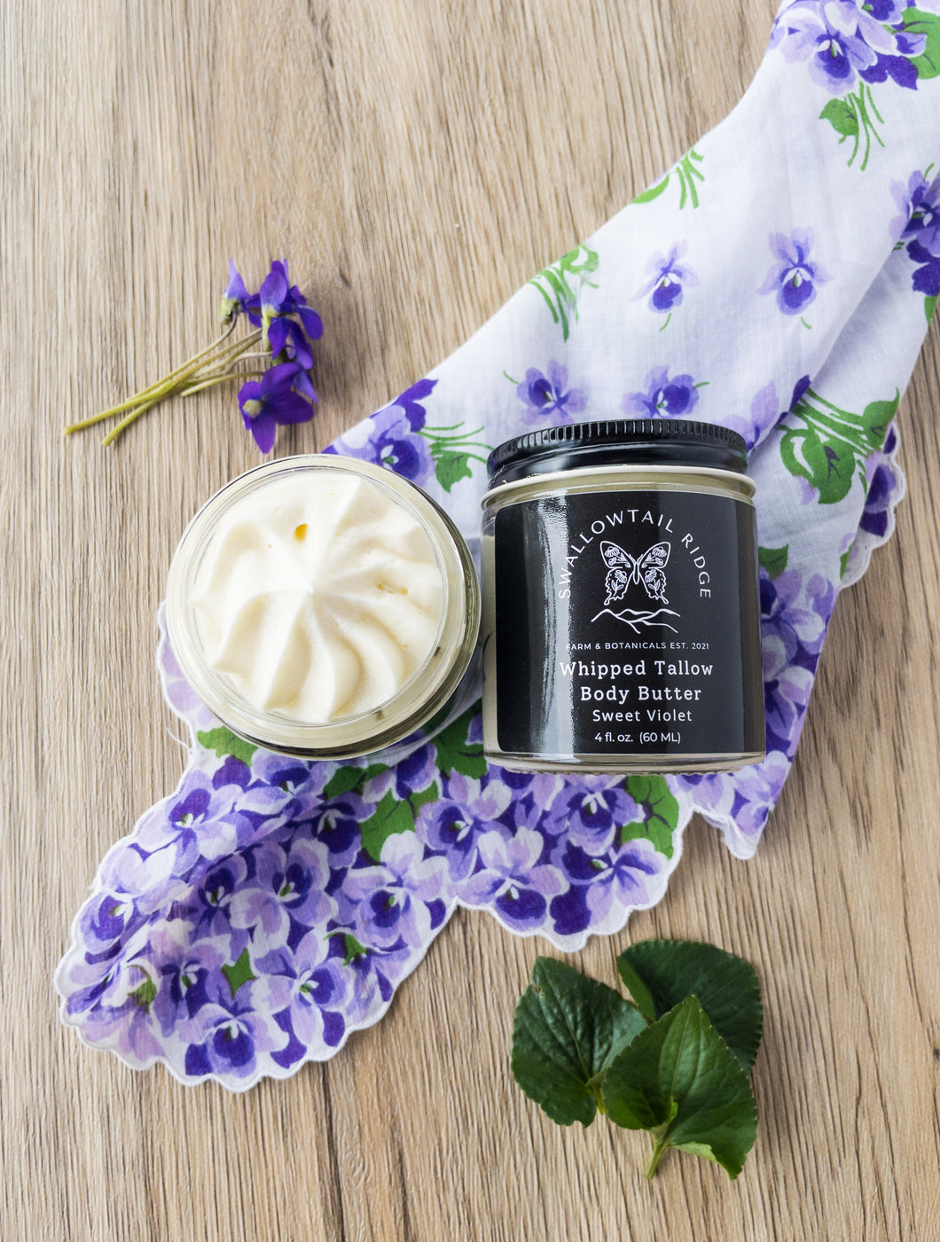 Sweet Violet Whipped Tallow Body Butter