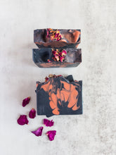 Load image into Gallery viewer, Rose &amp; Charcoal Facial Soap
